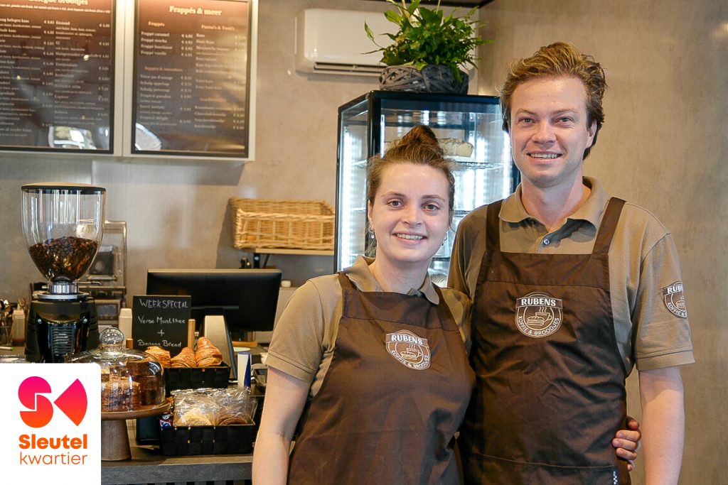 Foto van de eigenaren Ruben en Caroline