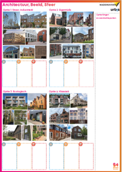 Stempaneel architectuur, beeld en sfeer