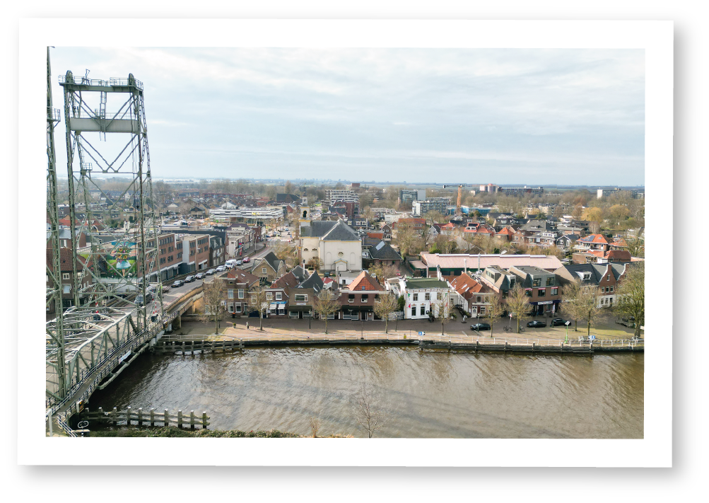 Luchtfoto van Sleutelkwartier Noord